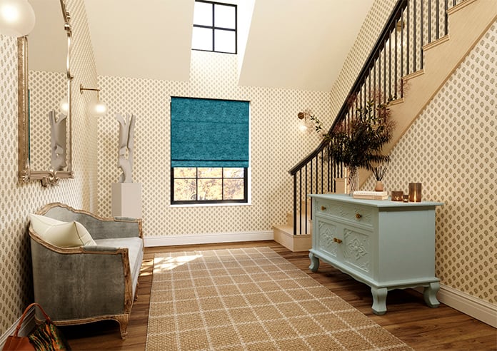 Maurice, Teal - Roman Blind - Image 7